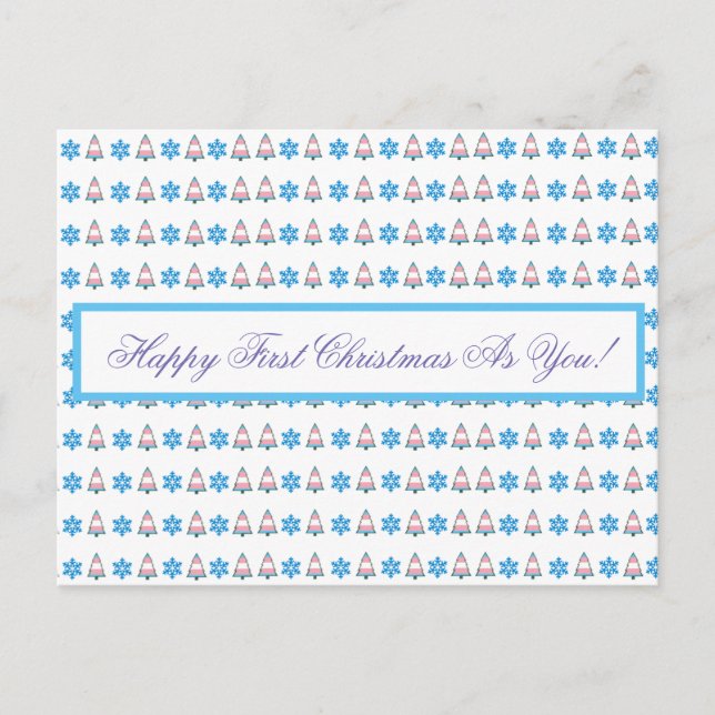 Cartão Postal De Festividades Natal do orgulho do transporte (Frente)