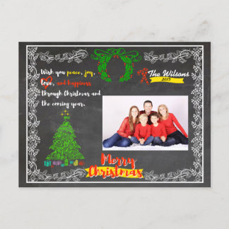Cartão Postal De Festividades Natal do quadro