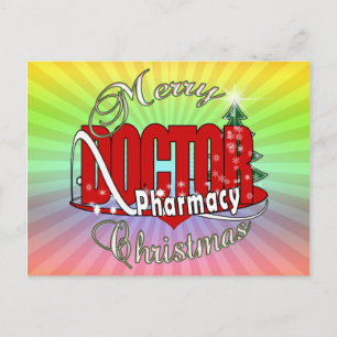 CARTÃO POSTAL DE FESTIVIDADES NATAL DR. FARMACIA DO MÉDICO