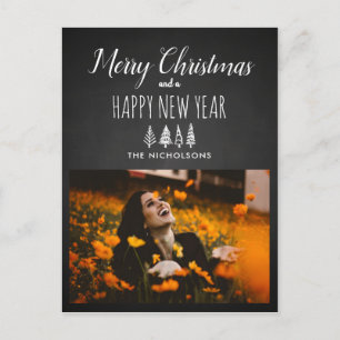 Cartão Postal De Festividades Natal e Ano Novo   Foto de Feriado