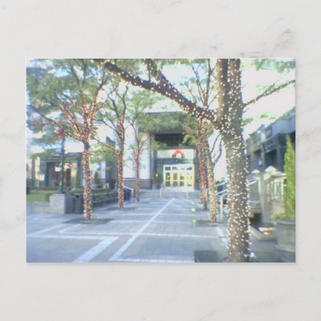 Cartão Postal De Festividades Natal em Atlanta, GA (Frente)