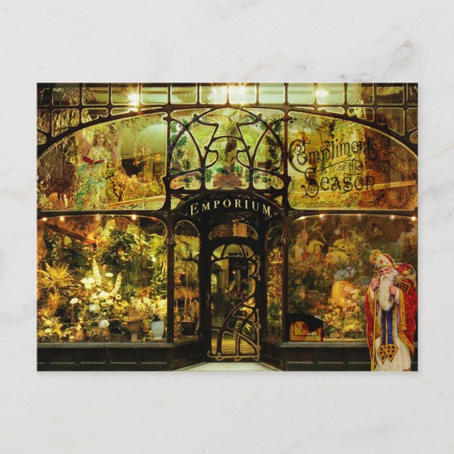 Cartão Postal De Festividades Natal Emporium (Frente)