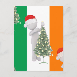 Cartão Postal De Festividades natal irlandês