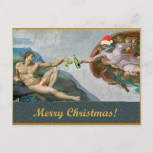 Cartão Postal De Festividades Natal Michelangelo