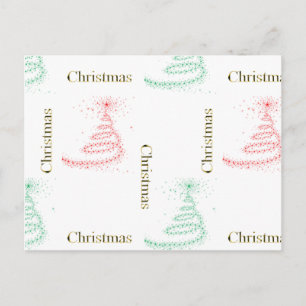 Cartão Postal De Festividades Natal moderno