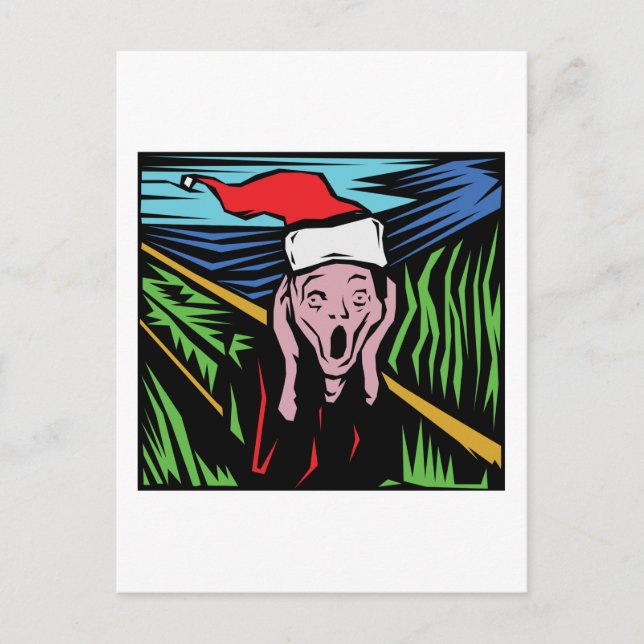 Cartão Postal De Festividades Natal muito engraçado (Frente)