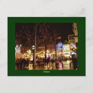 Cartão Postal De Festividades Natal na Holanda