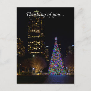 Cartão Postal De Festividades Natal Na Noite De Warren Park
