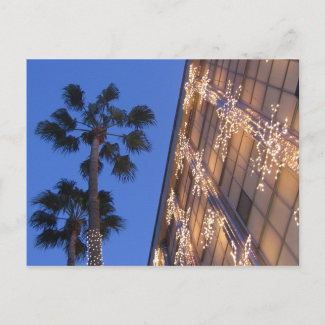 Cartão Postal De Festividades Natal nas Colinas Beverly (Frente)