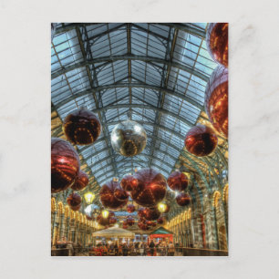 Cartão Postal De Festividades Natal no Covent Garden, Londres