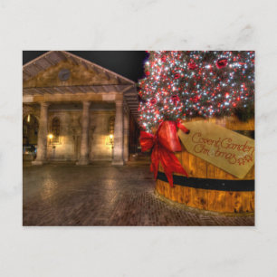 Cartão Postal De Festividades Natal no Covent Garden, Londres