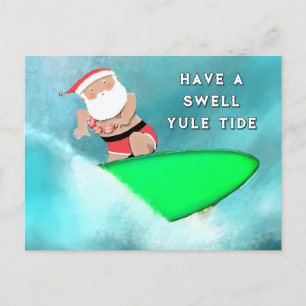 Cartão Postal De Festividades Natal no Havaí