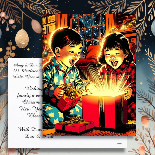 Cartão Postal De Festividades Natal para as crianças asiáticas de 2010 (Criador carregado)
