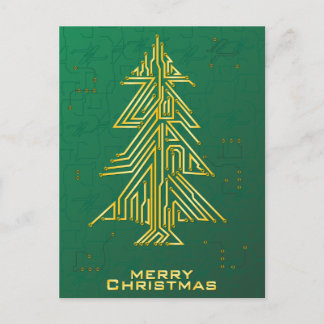 Cartão Postal De Festividades Natal para Geeks