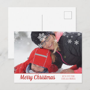 Cartão Postal De Festividades Natal Personalizado Foto Natal