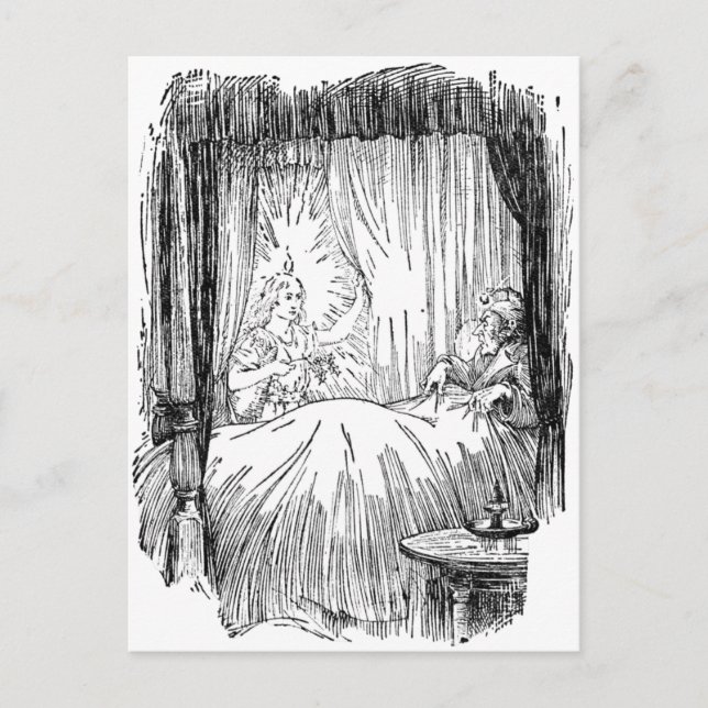 Cartão Postal De Festividades Natal perto (Frente)