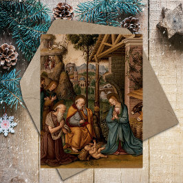 Cartão Postal De Festividades Natal religioso Cristo