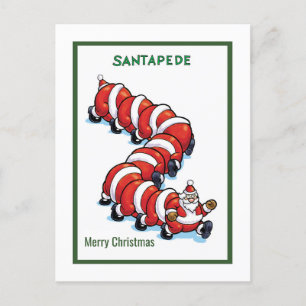 Cartão Postal De Festividades Natal Santapede