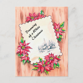 Cartão Postal De Festividades Natal, Sonhando com um Branco