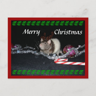 Cartão Postal De Festividades Natal tormentoso