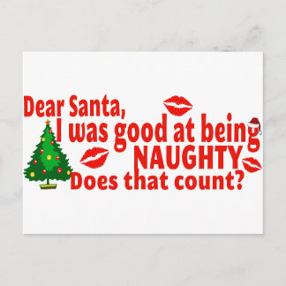 Cartão Postal De Festividades Natal travesso