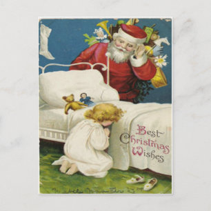 Cartão Postal De Festividades Natal vintage