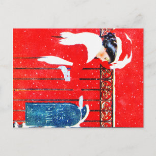 Cartão Postal De Festividades Natal Vitoriano de Coles Phillip
