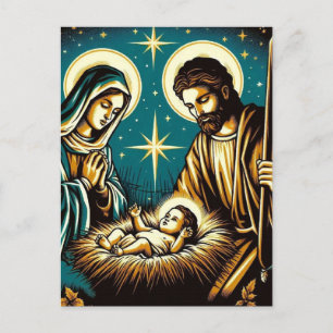 Cartão Postal De Festividades Natividade