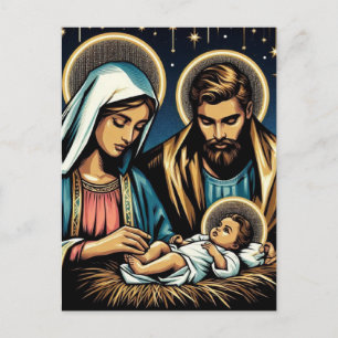 Cartão Postal De Festividades Natividade