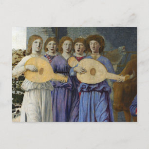 Cartão Postal De Festividades NATIVIDADE, ANJOS DE NATAL por PIERO DELLA FRANCES