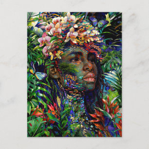 Cartão Postal De Festividades “Nayari” - Miragem da Selva - Mulheres na Amazônia