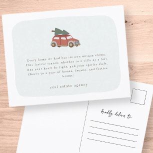 Cartão Postal De Festividades Negócios de Imóveis Simples Modernos