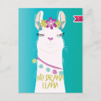 Nenhum monograma da ilustração do lama do drama
