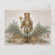 Neutral Boho Aquarela Rei Soldado do Natal