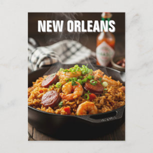 Cartão Postal De Festividades New Orleans Louisiana Jambalaya