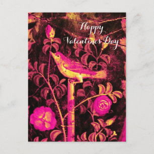 Cartão Postal De Festividades NIGHTINGALE COM Dia de os namorados ROSA