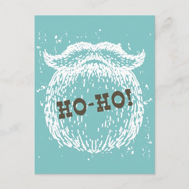 Cartão Postal De Festividades Noel de Papais noeis de Natal Ho-Ho (Frente)