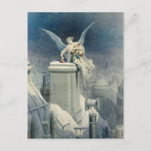 Cartão Postal De Festividades Noite de Natal