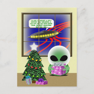 Cartão Postal De Festividades Noite de Natal