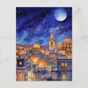 Cartão Postal De Festividades Noite Mágica sobre San Miguel de Allende, México