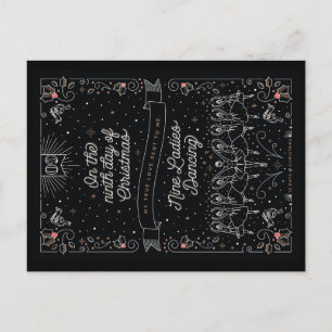 Cartão Postal De Festividades NONO DIA do NATAL/cartão do Natal