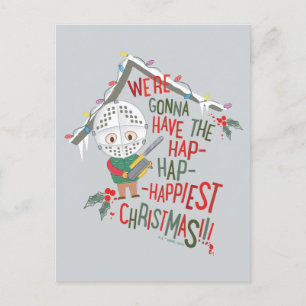 Cartão Postal De Festividades Nós Vamos Ter O Natal Mais Feliz-Feliz-Feliz
