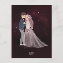 Cartão Postal De Festividades Nosso Dia de os namorados de amor do dia