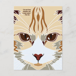 Cartão Postal De Festividades Not a Cheshire Cat Postcards