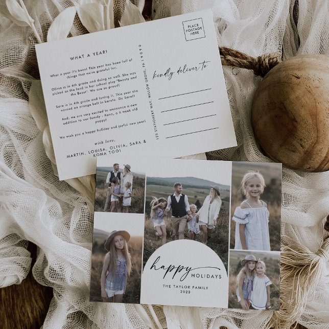 Cartão Postal De Festividades Notícias da família de fotos multilíngues do Moder (Criador carregado)