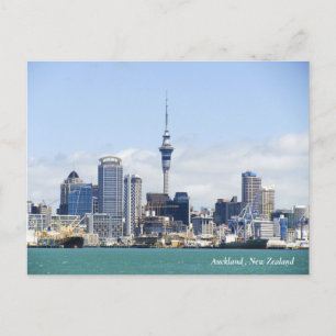 Cartão Postal De Festividades Nova Zelândia, Auckland, City Skyline