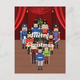 Cartão Postal De Festividades Nozes de Natal no Palco