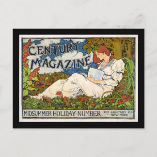 Cartão Postal De Festividades Número de Férias de Verão MIdSummer Magazine
