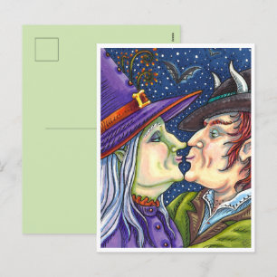 CARTÃO POSTAL DE FESTIVIDADES NUNCA MAIS VELHO PARA ROMANCE, WITCH E WARLOCK APA