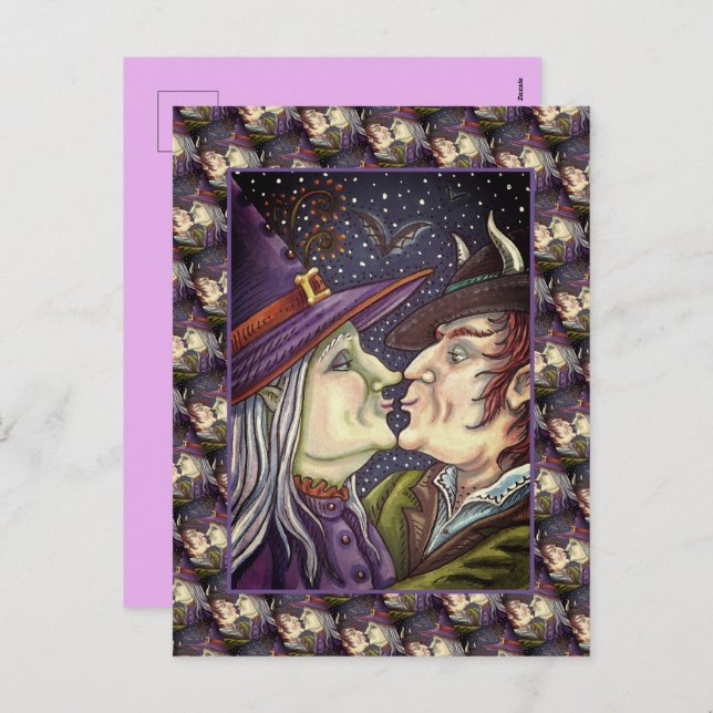 CARTÃO POSTAL DE FESTIVIDADES NUNCA MAIS VELHO PARA ROMANCE, WITCH E WARLOCK APA (Frente/Verso)